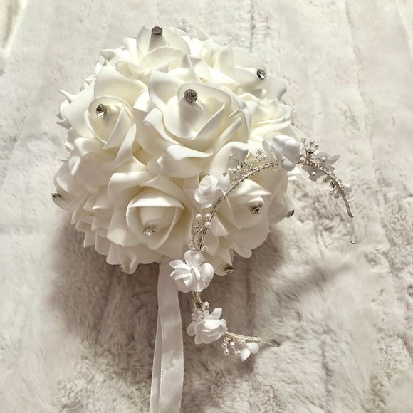 Flower Girl Crown and Floral Ball - Picture 2 of 14